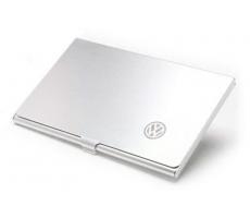 Алюминиевый футляр для визитных карточек Volkswagen Business Card Case, Aluminium, Silver
